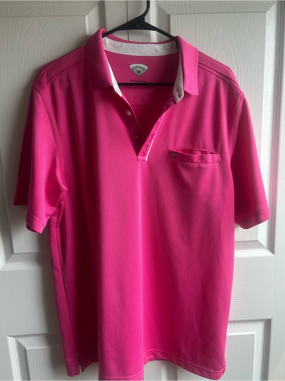 Callaway Men's Hot Pink Performance Polo